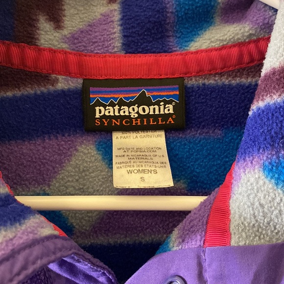 Patagonia Synchilla pull over in retired print! - Picture 5 of 6